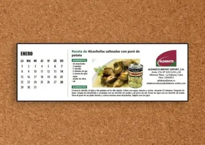 Calendarios de sobremesa