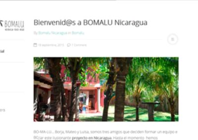Diseño de blog en Nicaragua