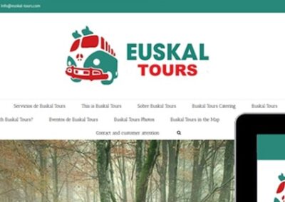 Diseño web de tours