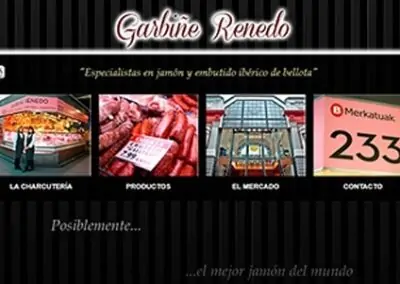 Diseño web para charcutería