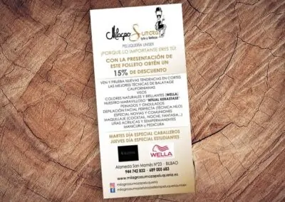 Flyers para peluquería