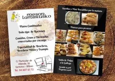 Flyers para restaurante