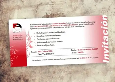 Impresión de invitaciones