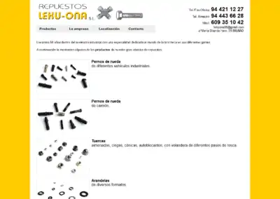 Diseño web simple