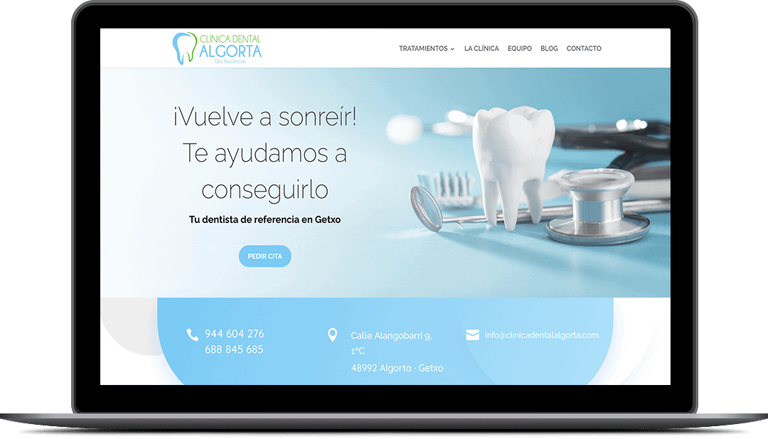 Página web para clínica dental
