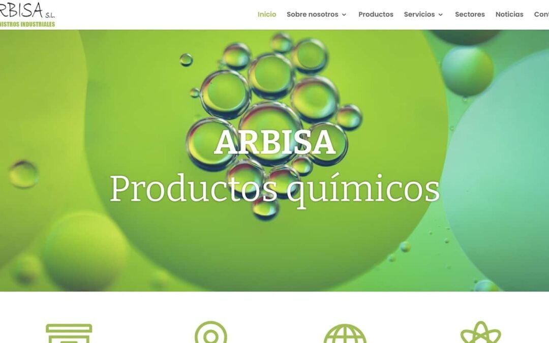 Página web de suministros industriales