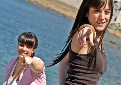 Sesión de fotos de amigas
