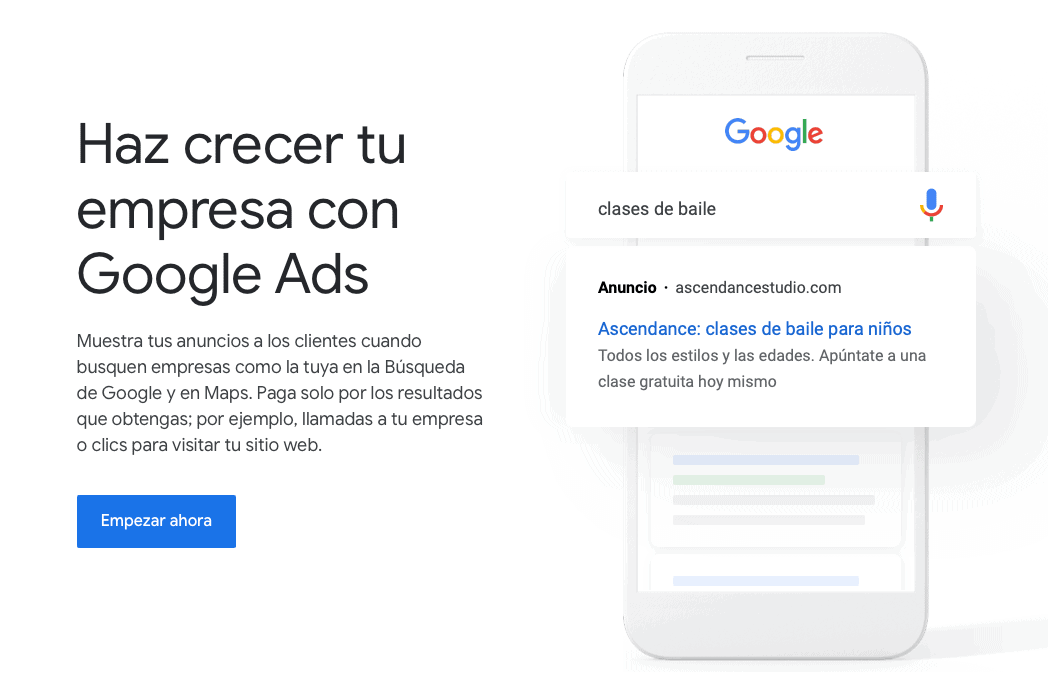 Publicidad en Google Ads o en Redes Sociales