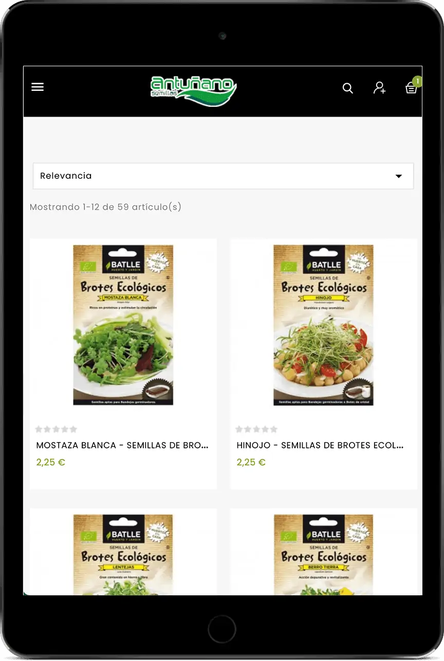 Tienda online con Prestashop